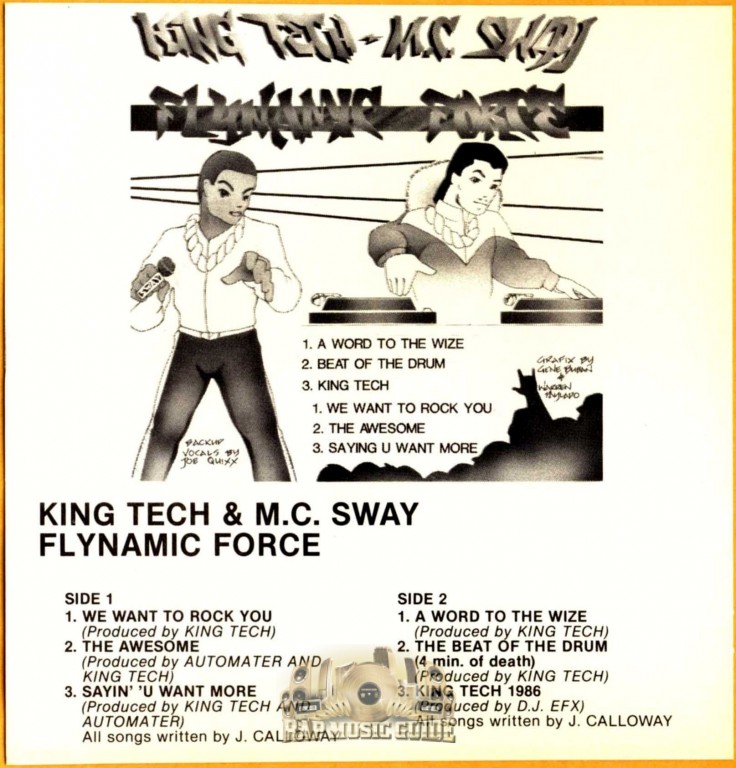 King Tech & M.C. Sway - Flynamic Force: Cassette Tape | Rap Music